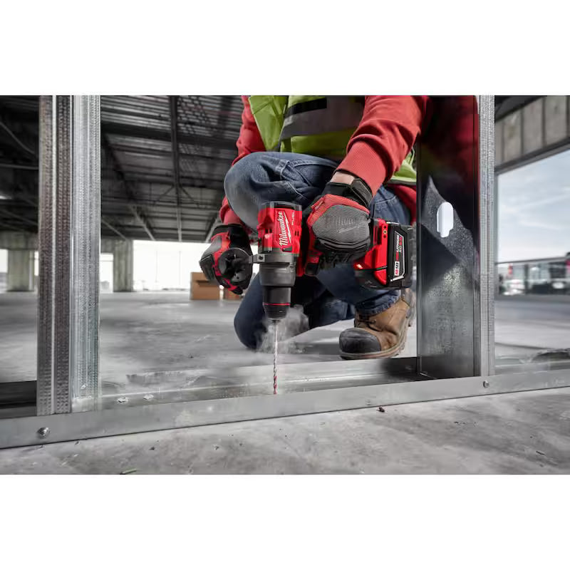18-Volt Lithium-Ion Brushless Cordless Hammer Drill and Impact Driver Combo Kit M886