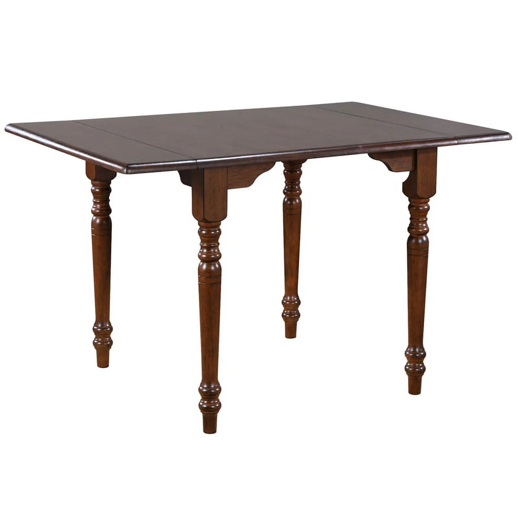 Rectangle Drop Leaf Wood Dining Table I2763