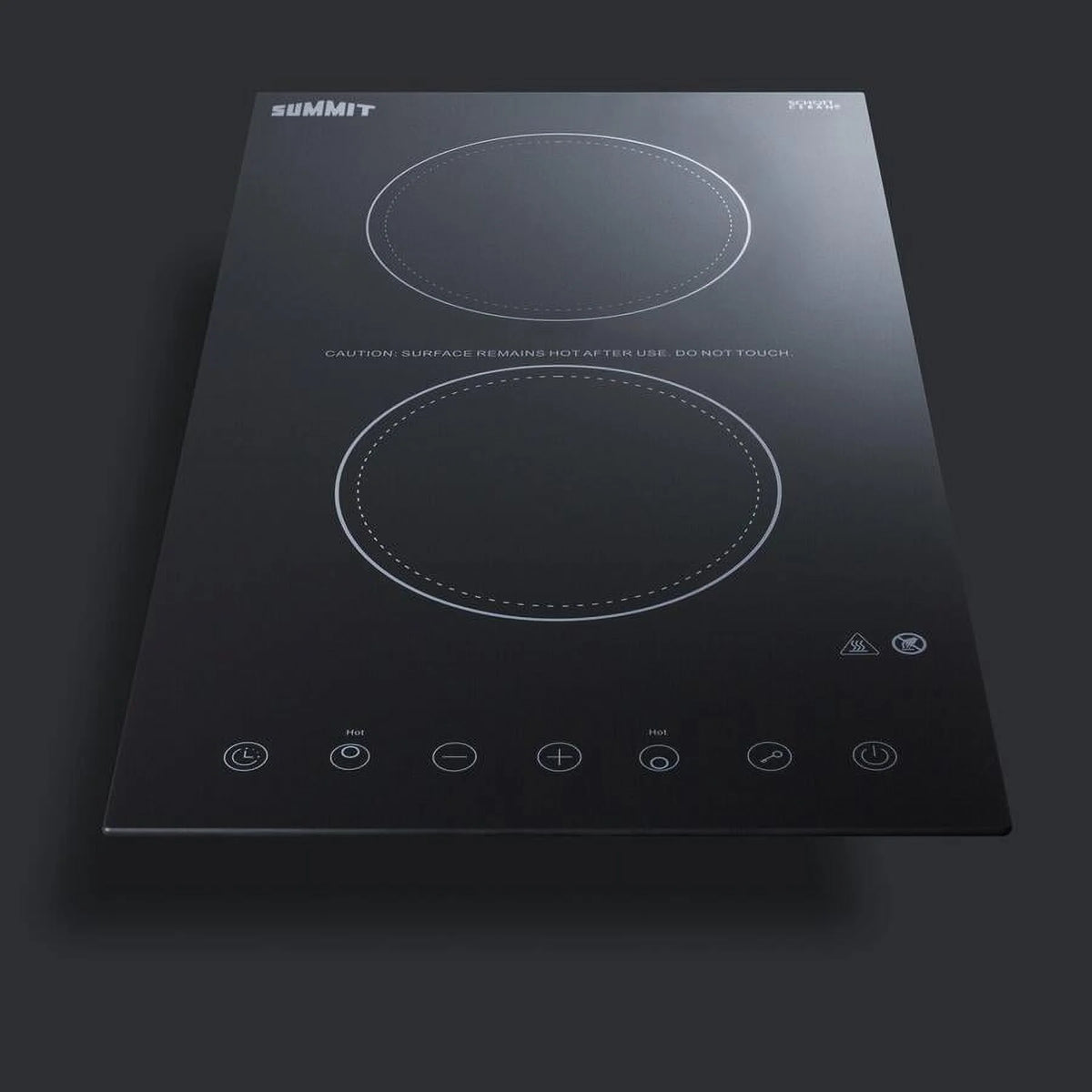 2-Burner Electric Cooktop in Black S249506