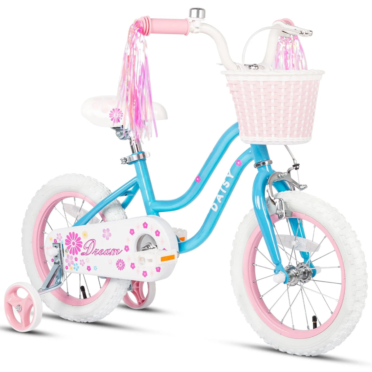14 Inch Kids Bike with Training Wheels & Basket K764184