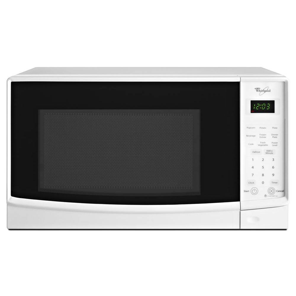 White 0.7 Cu. ft. Countertop Microwave F879