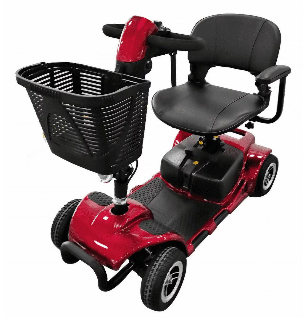 Red 4-Wheel Motorized Power Scooter P7795