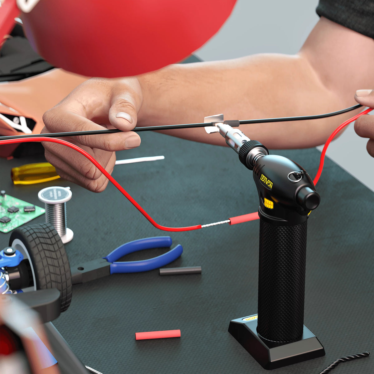 Self-Igniting Soldering Station with Adjustable Flame K9957