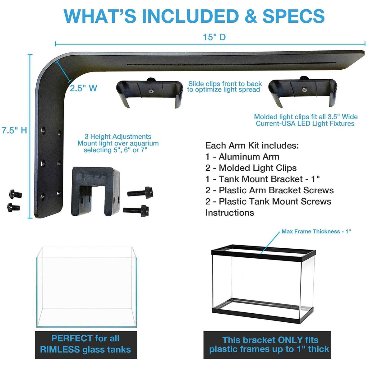 Adjustable Tank Mount Bracket I466