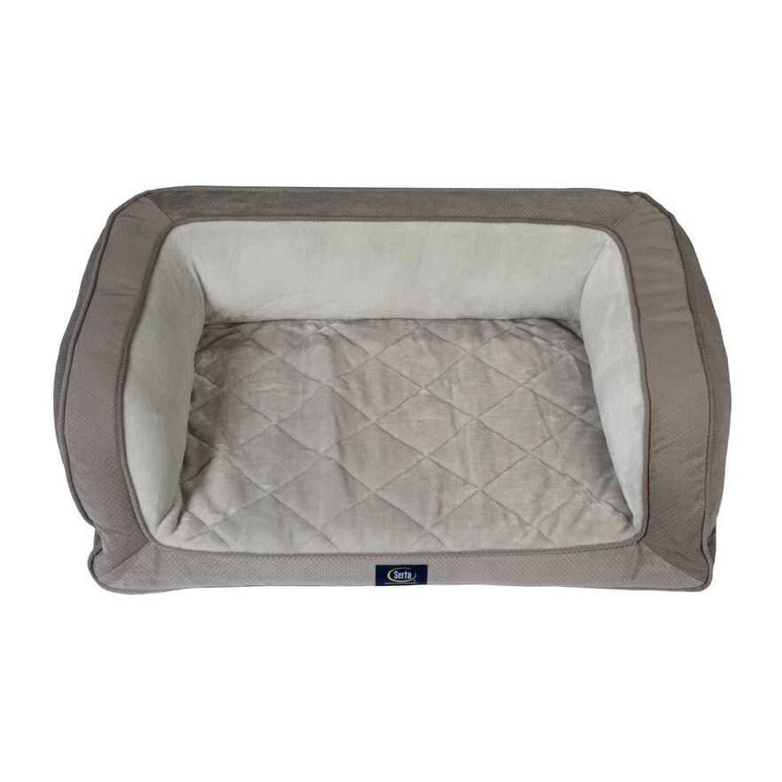 Quilted Orthopedic Bolster Dog Bed N7400