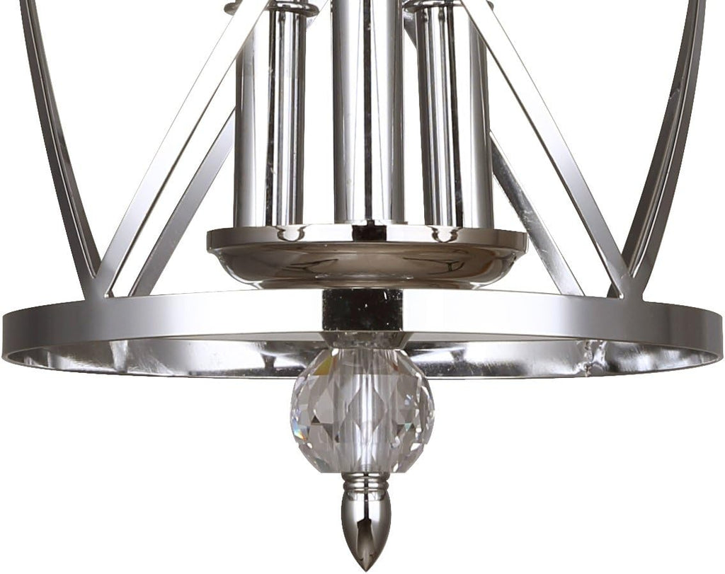 Chrome 3-Light Chandelier H59551