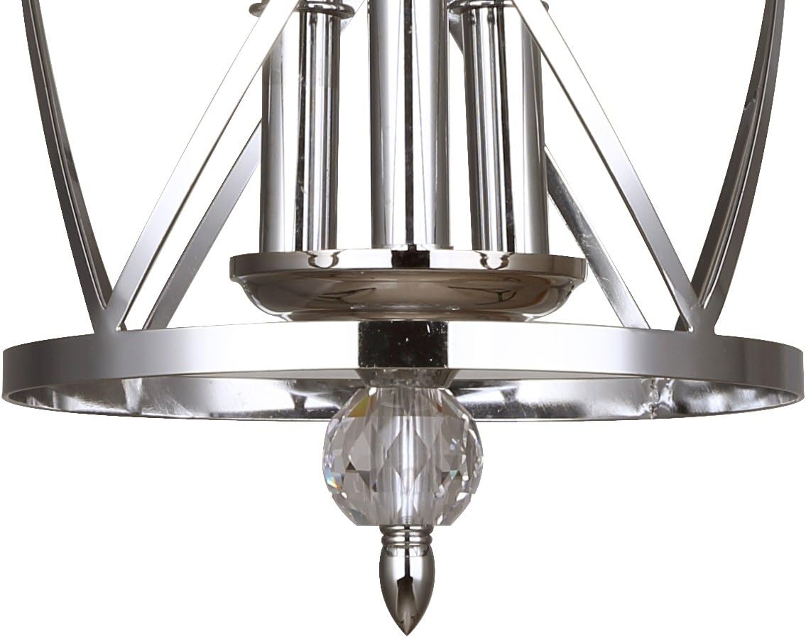 Chrome 3-Light Chandelier H59551