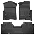 Black Front & 2nd Seat Floor Liners for Ford F150 G912417