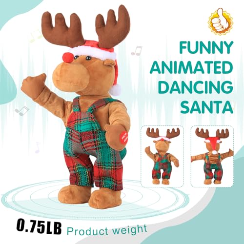 Animated Musical Plush Santa Claus Doll U237