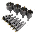 10 Pcs Tungsten Carbide Tipped Hole Saw Kit F889654