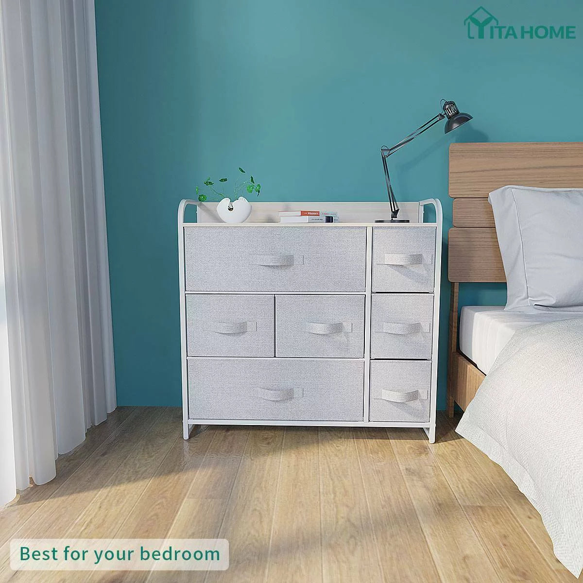 7 Drawer Fabric Storage Dresser V538