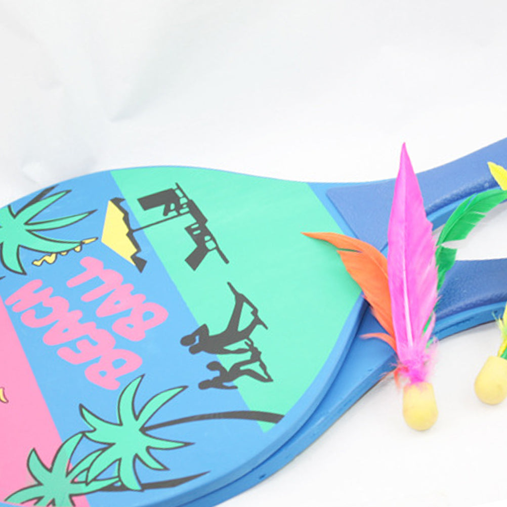 Beach Paddle Ball Game Racquet Set L4007