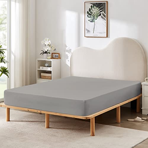 Twin Light Blue Deep Pocket Brushed Microfiber Fitted Sheet P56164