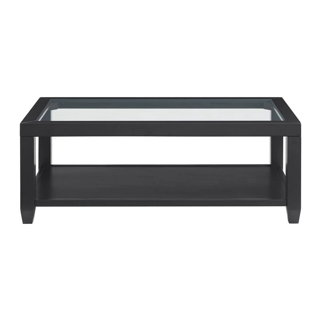 3 Piece Coffee Table and 2 End Tables in Black E89453