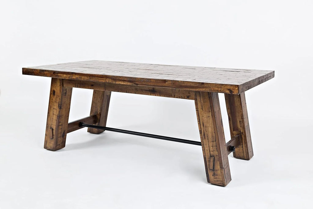 Rustic Industrial Acacia Coffee Table With Storage J70650