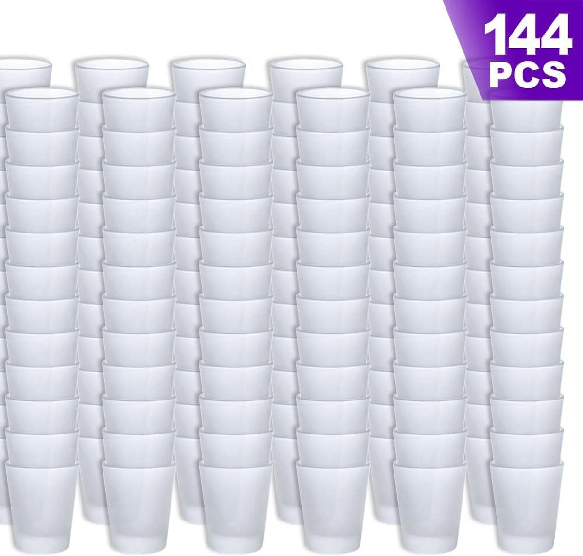 1.5 Oz 12 Pack Frosted Clear Shot Glass Set S7341