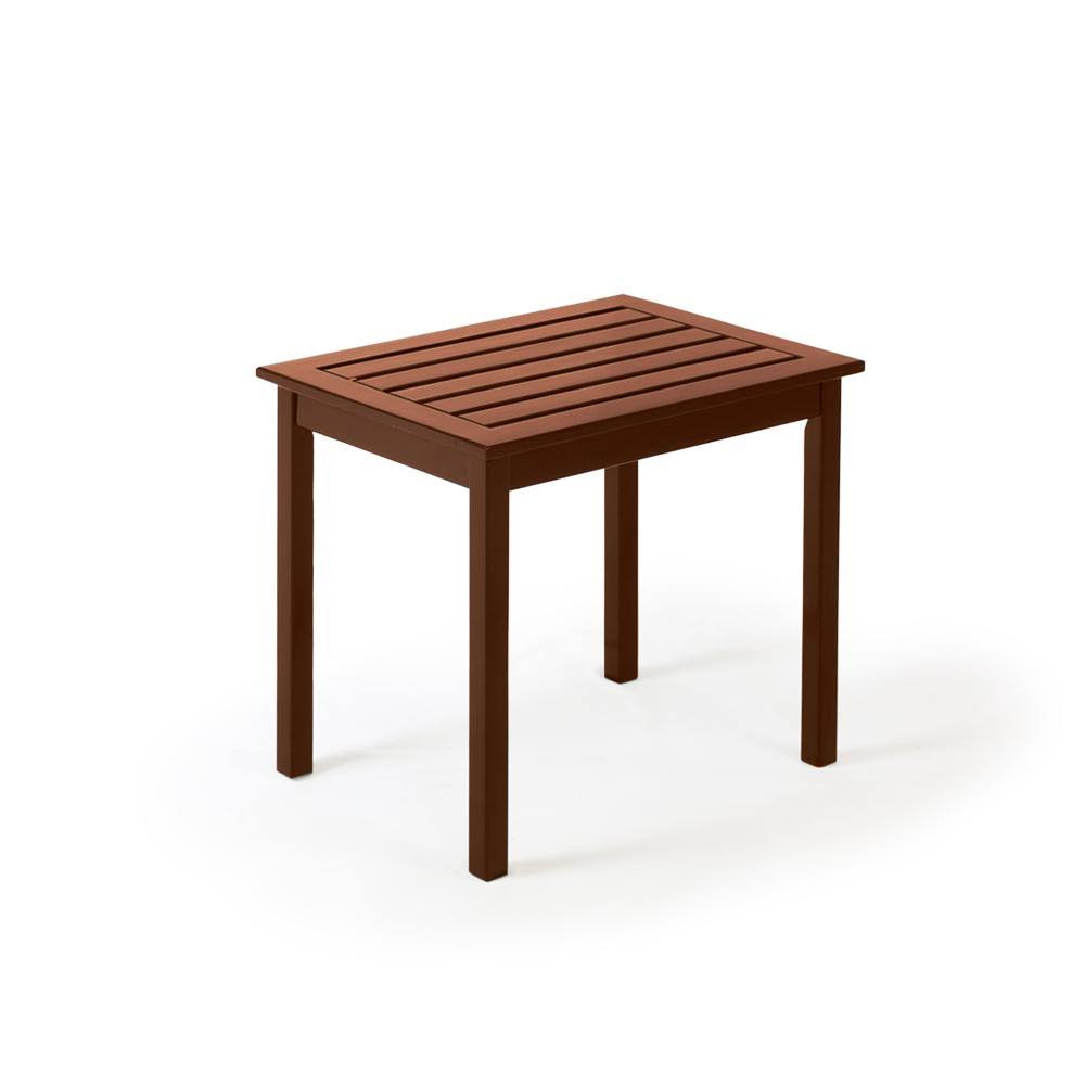 Brown Wood Outdoor Side Table M3793