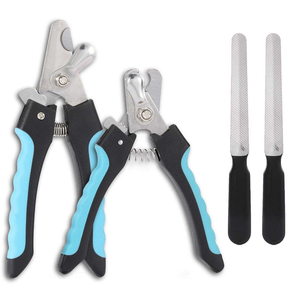 2 Pack Pet Nail Trimmer Clipper Set with 2 Nail Files N67214
