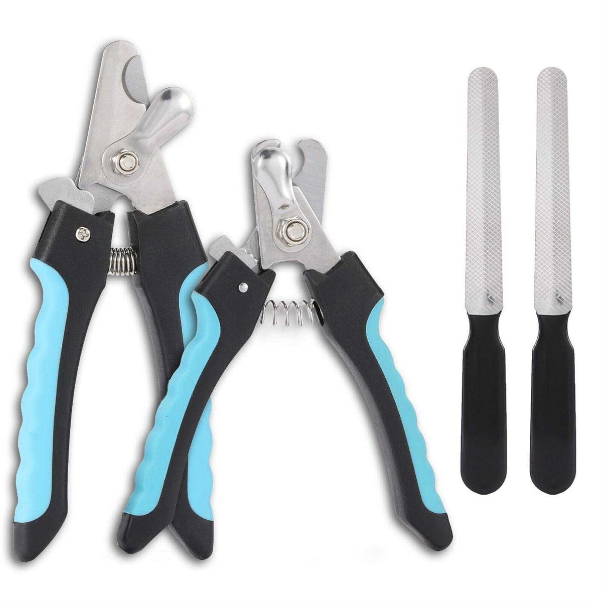 2 Pack Pet Nail Trimmer Clipper Set with 2 Nail Files N67214