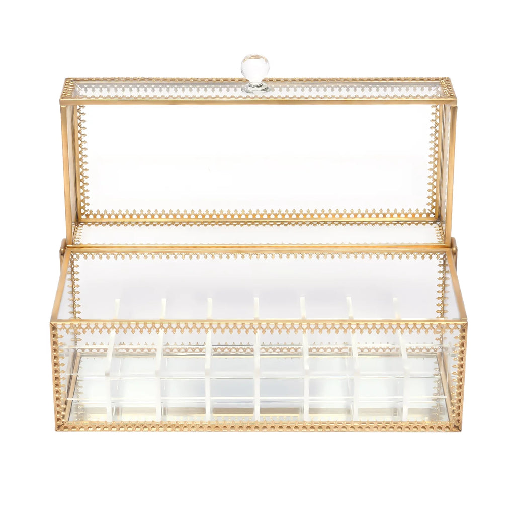 Clear 24-Grid Lipstick Storage Case S756247