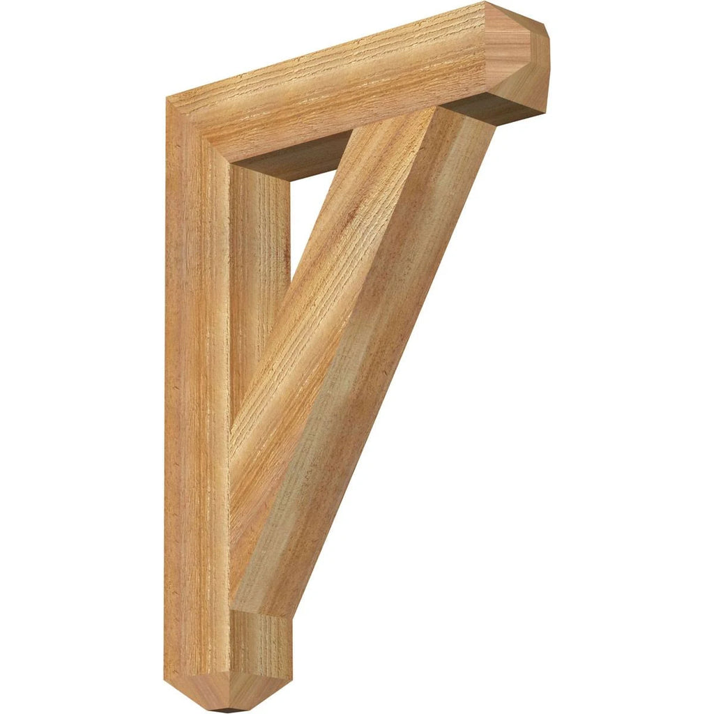Traditional Craftsman Rough Sawn Bracket, Western Red Cedar A683