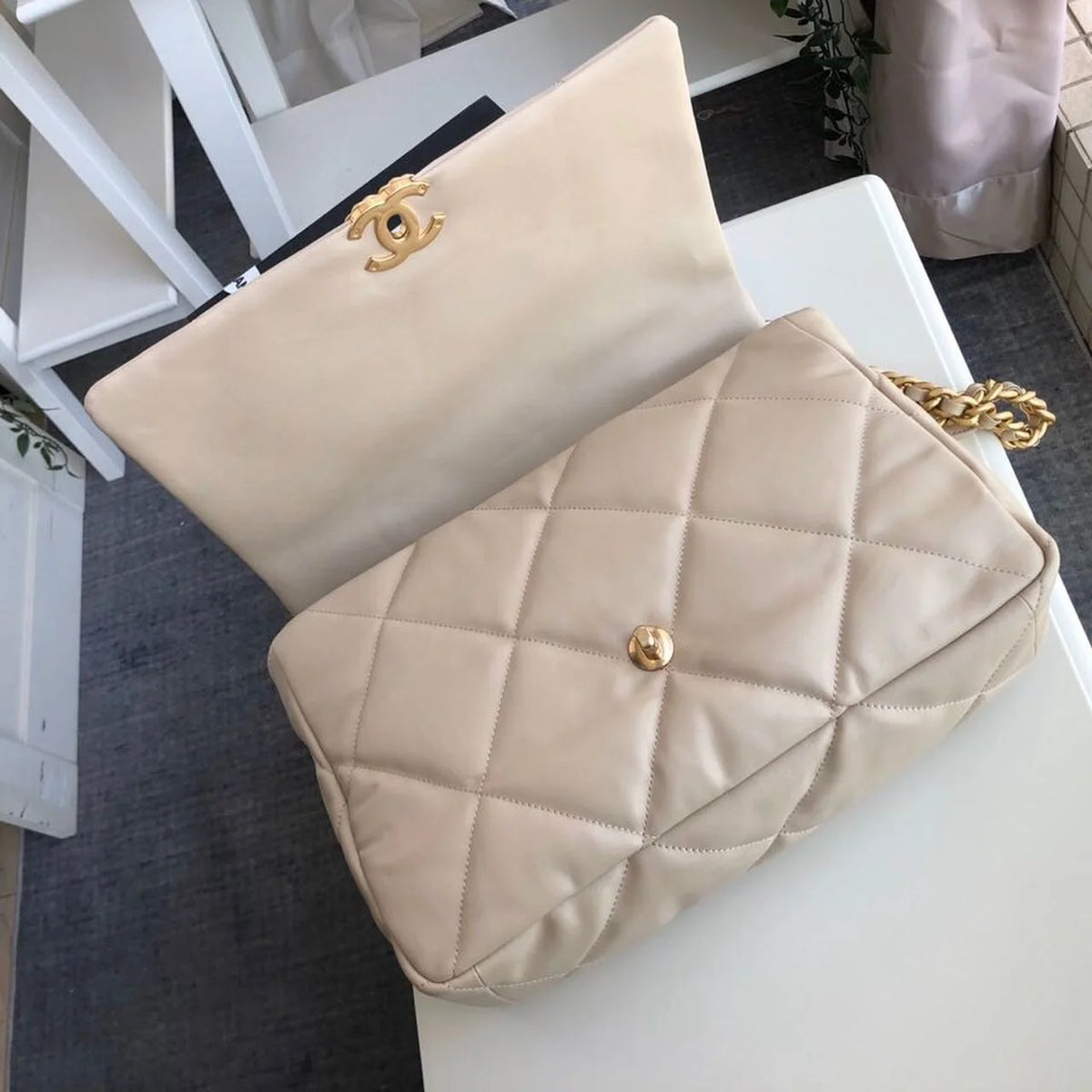 Beige Handbag G898273