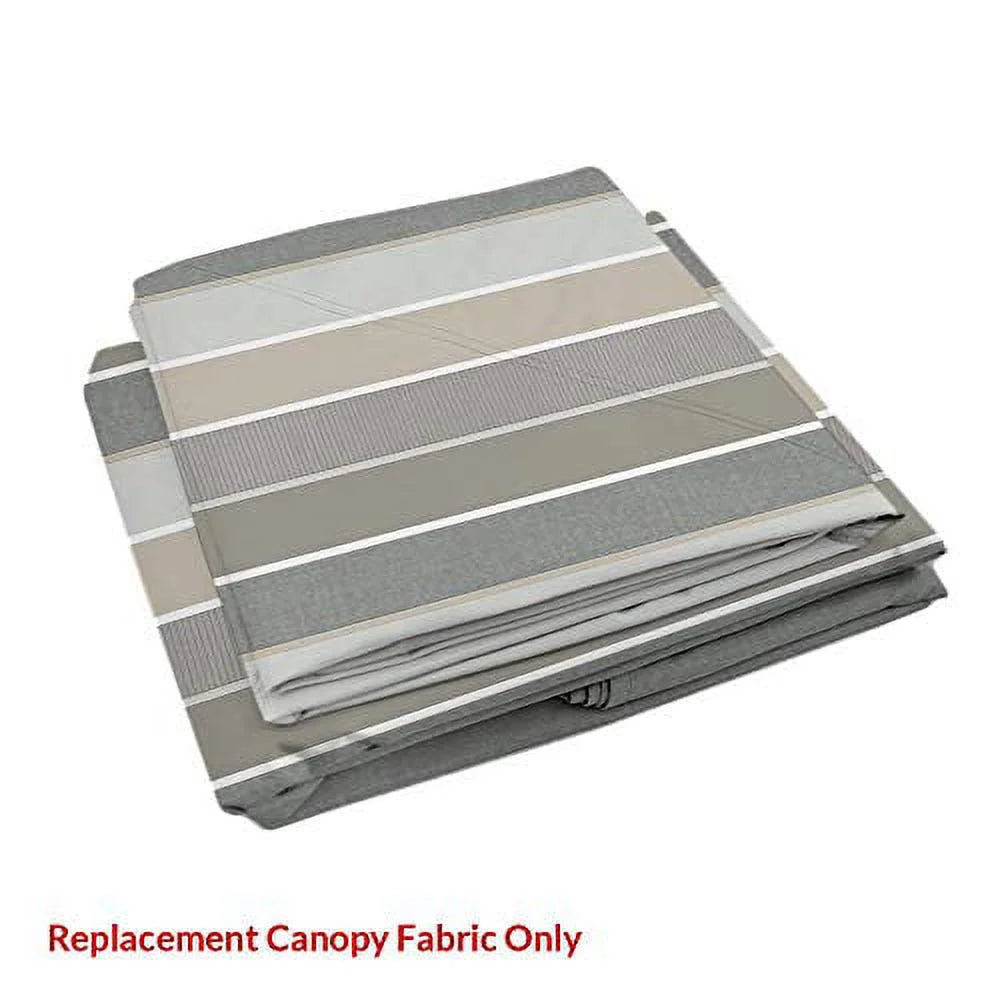 Stripe Stone Replacement Canopy Top Cover for Gazebo X387220