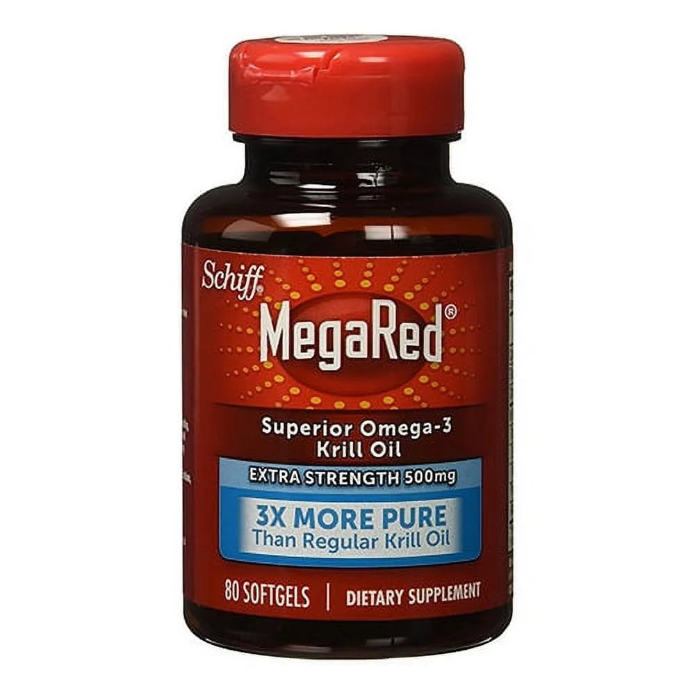 3 Pack Extra Strength 500 Mg Krill Oil Softgels E9979