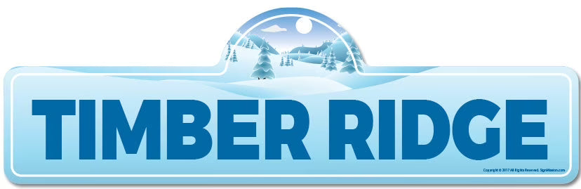 Skiing Skier Snowboarder Décor Sign M799