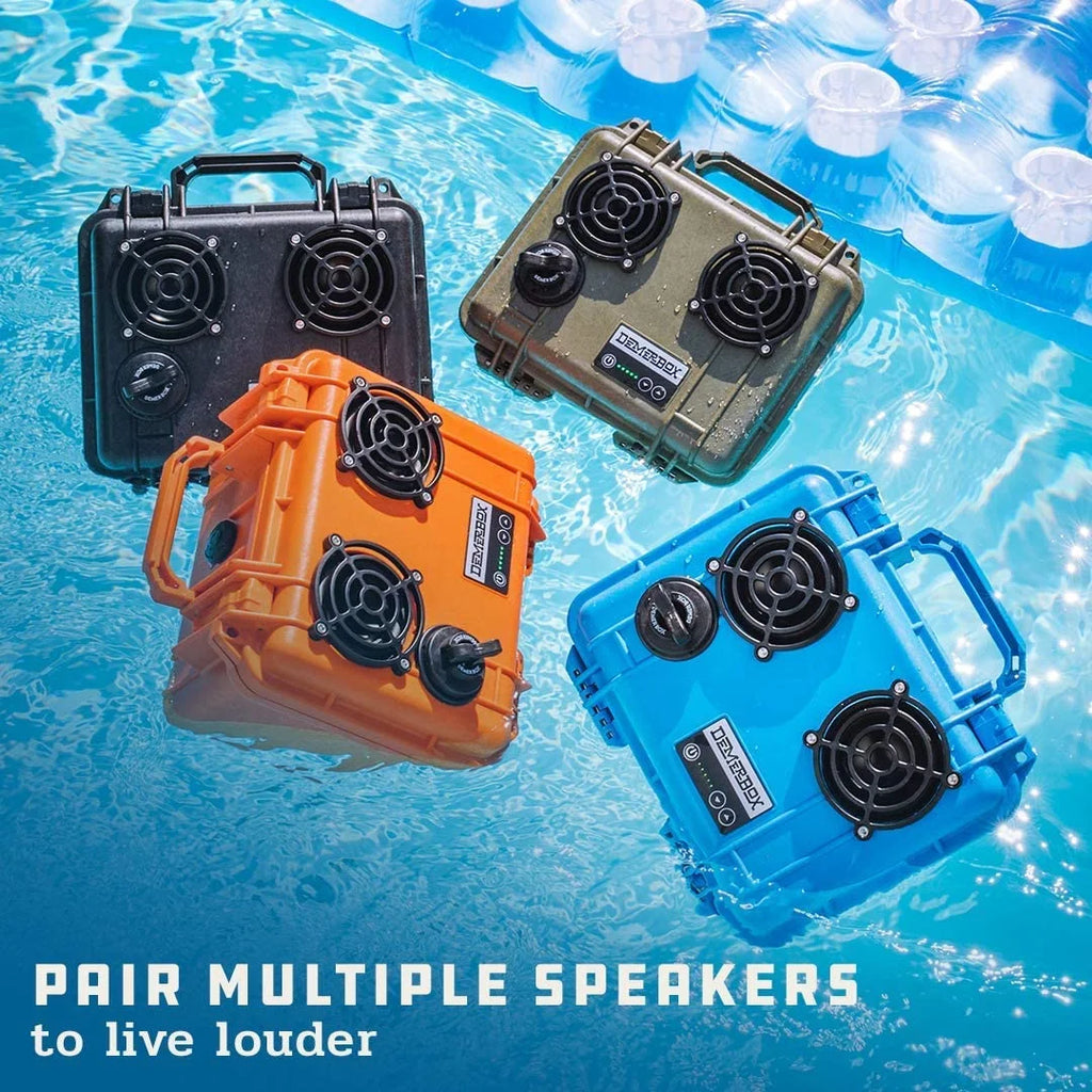 Waterproof Rugged Outdoor Bluetooth Speaker with Dry Box and USB Charging X668