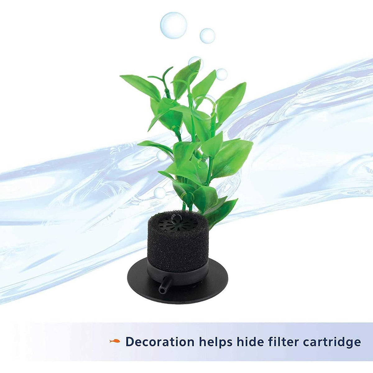 Betta Filter with Natural Plant Q688