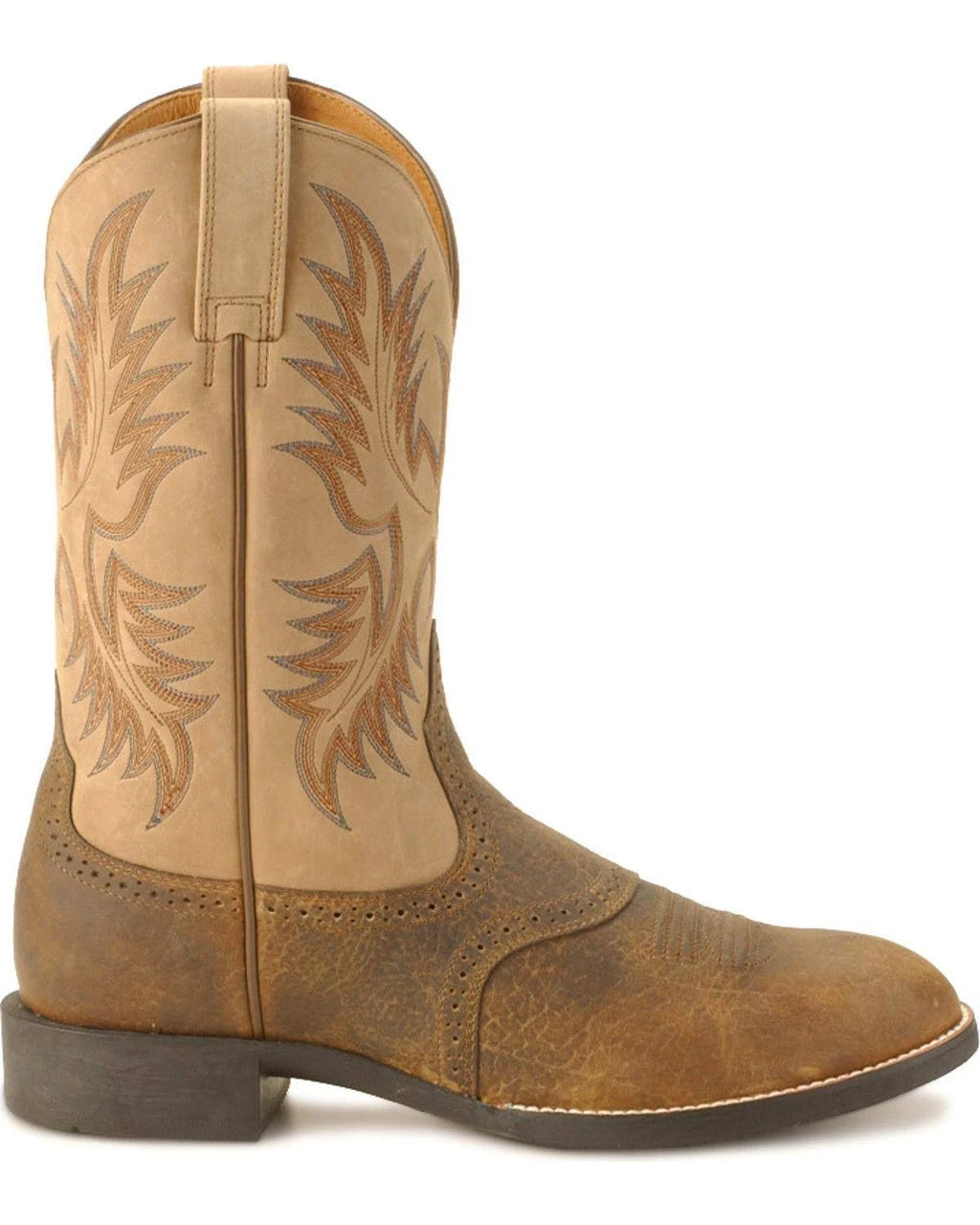 Brown Leather Stockman Boots S19810