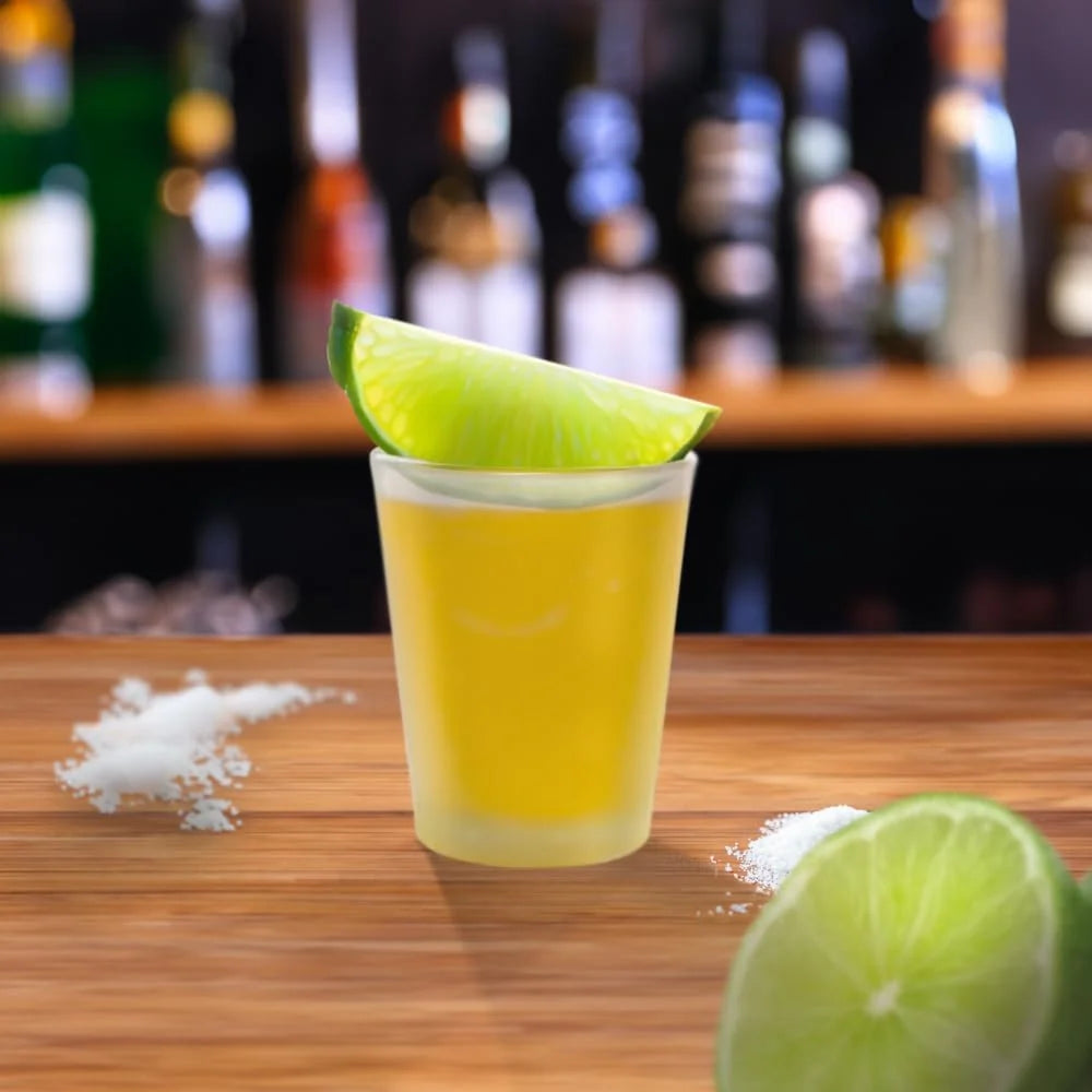 1.5 Oz 12 Pack Frosted Clear Shot Glass Set S7341