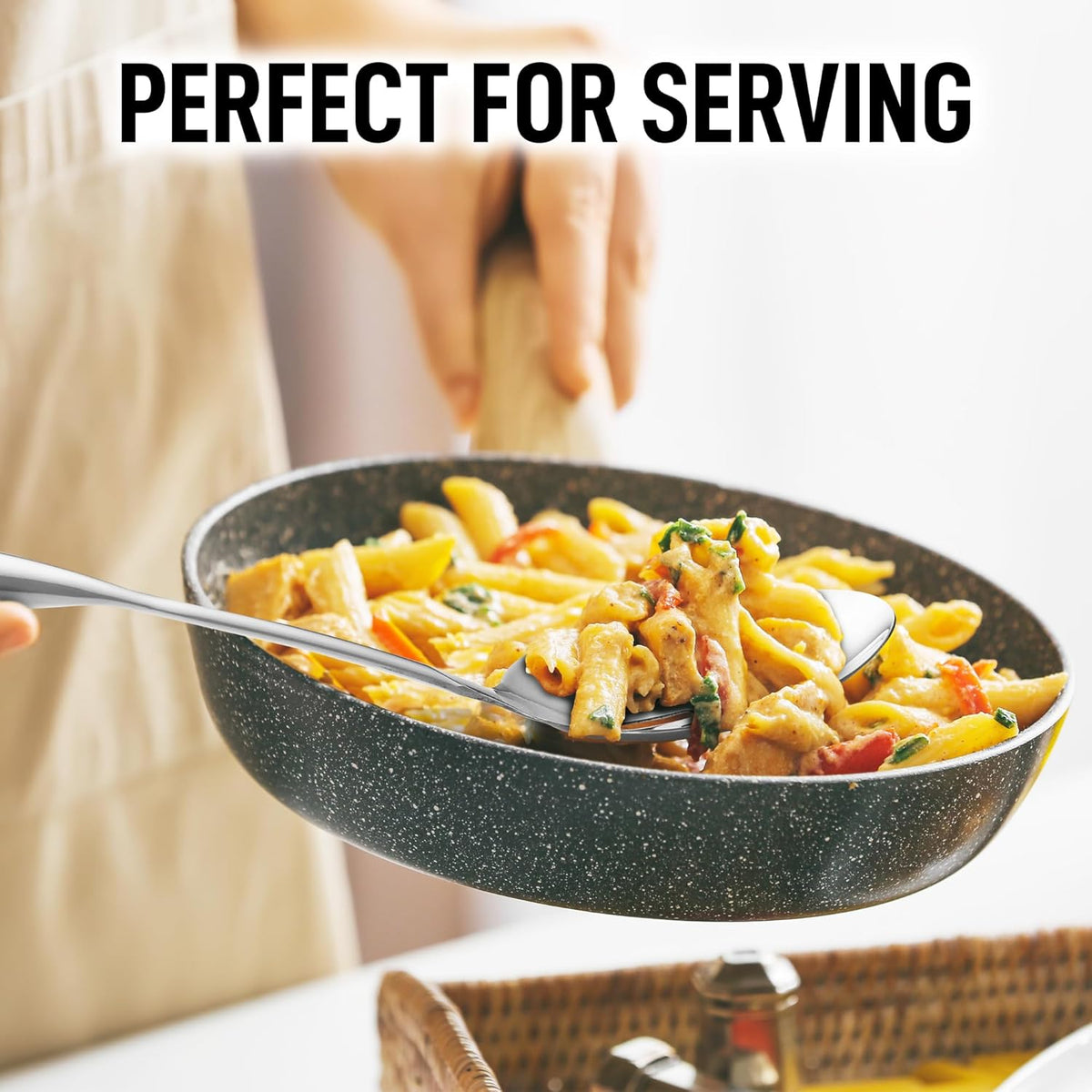 15" Stainless Steel Slotted Spoon U6580
