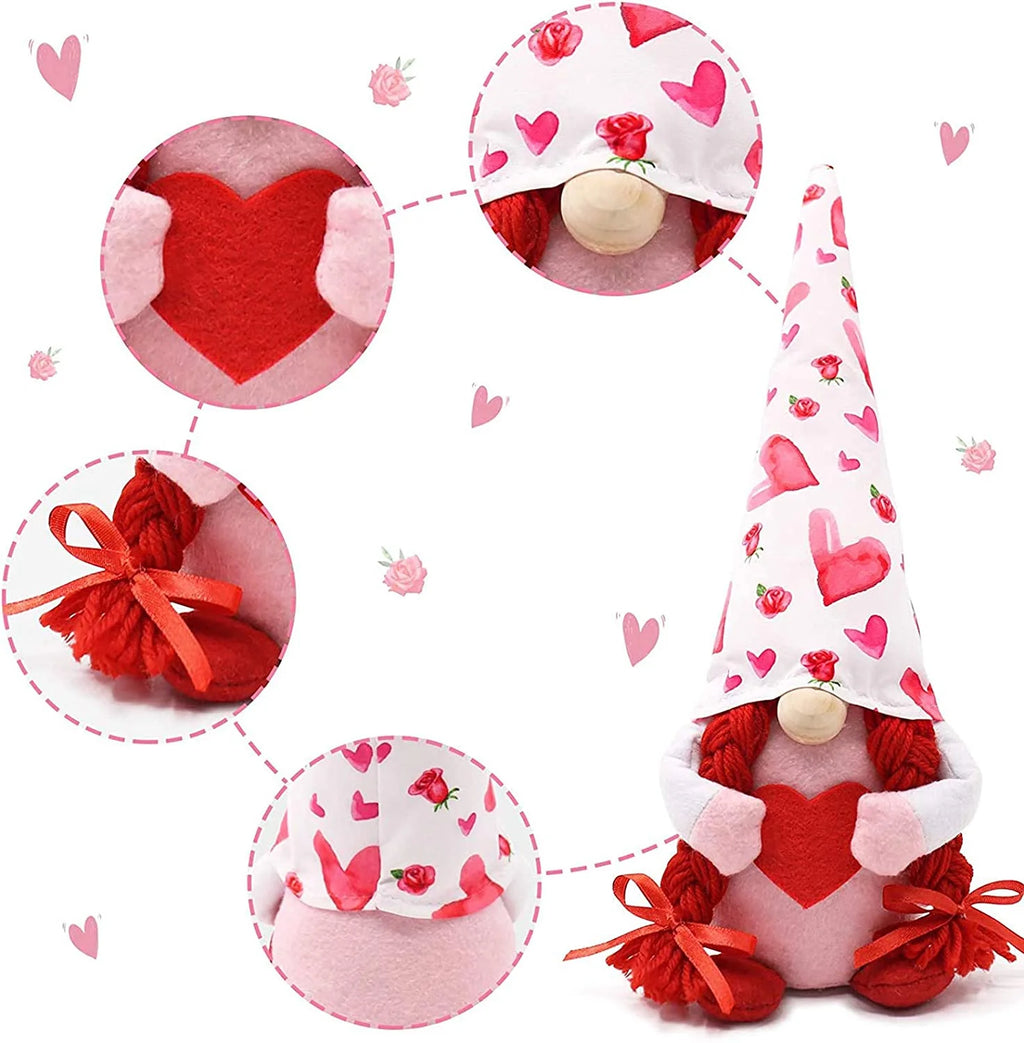 Valentine's Day Gnomes Plush Decorations A561