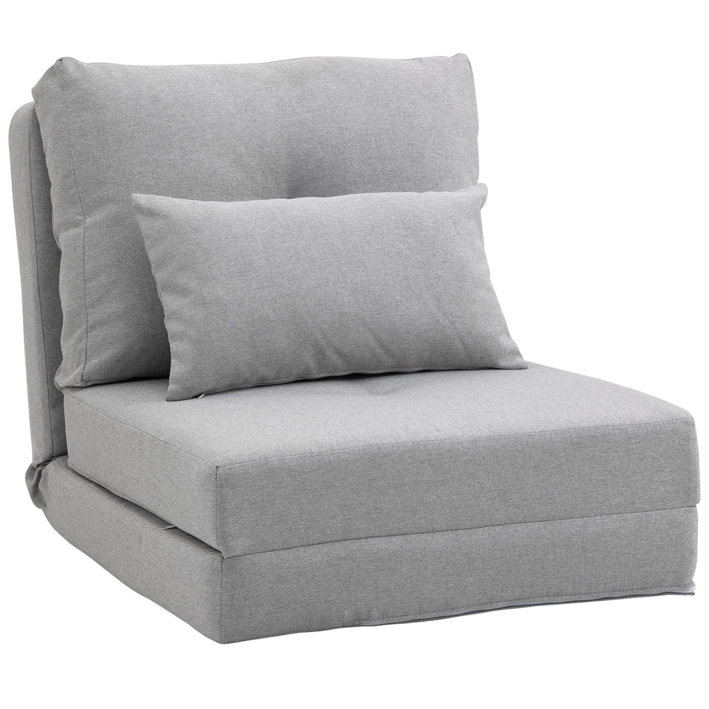 Light Gray 2-in-1 Floor Sofa Bed B959475