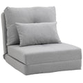 Light Gray 2-in-1 Floor Sofa Bed B959475