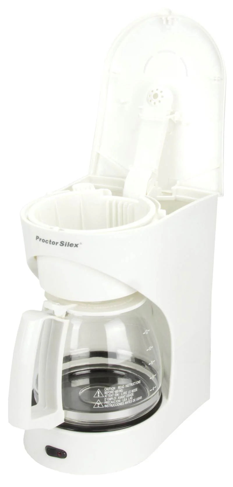 12-Cup White Coffee Maker V7030