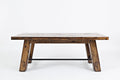 Rustic Industrial Acacia Coffee Table With Storage J70650