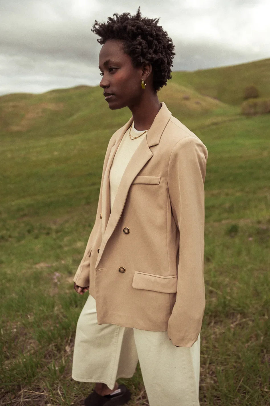 Taupe Blazer Z93828