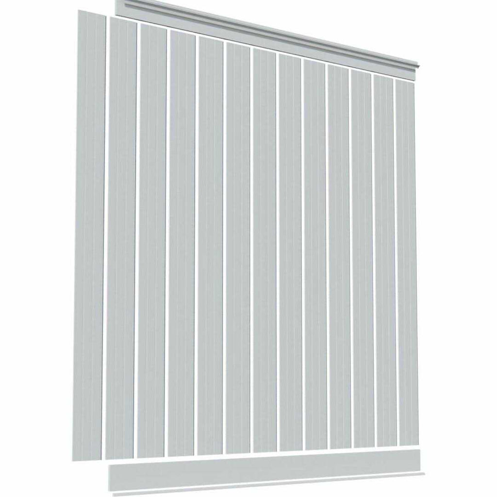 8′ Length PVC Wainscoting Kit J966501