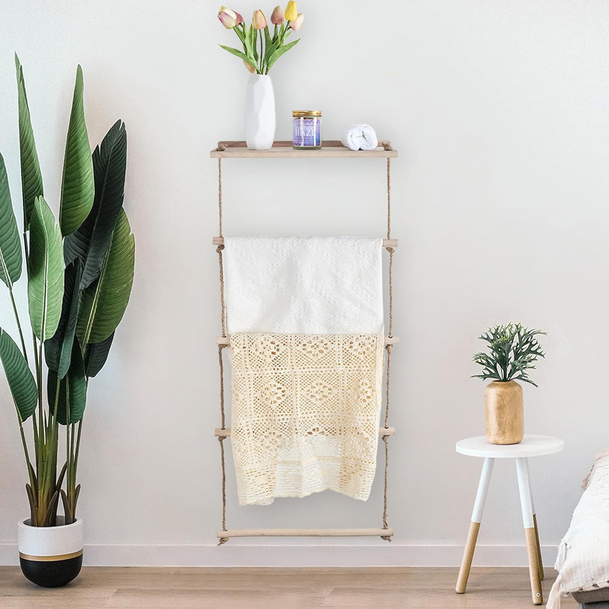 Wooden Blanket Ladder B7845