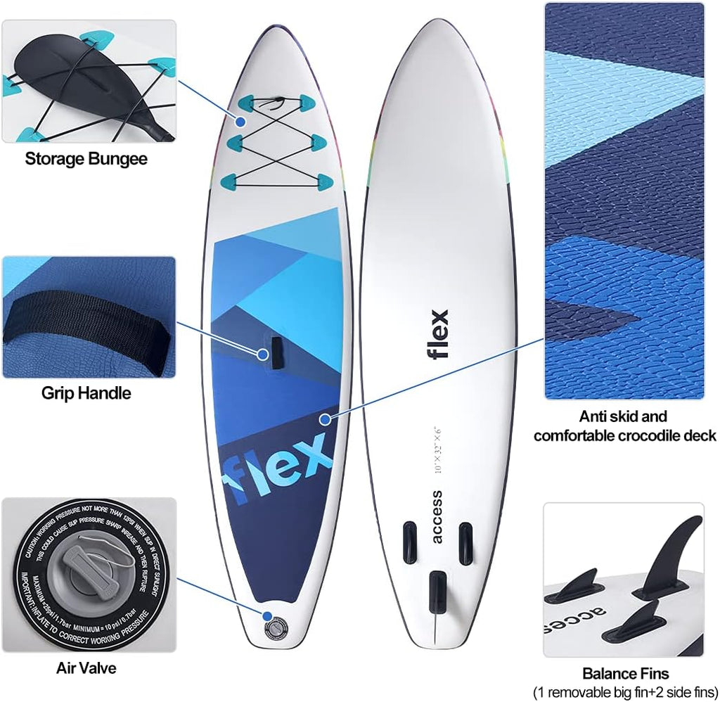 10 FT Stand-Up Paddleboard with Carry Bag T408672