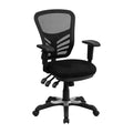 Black Mid-Back Mesh Desk Chair N290092