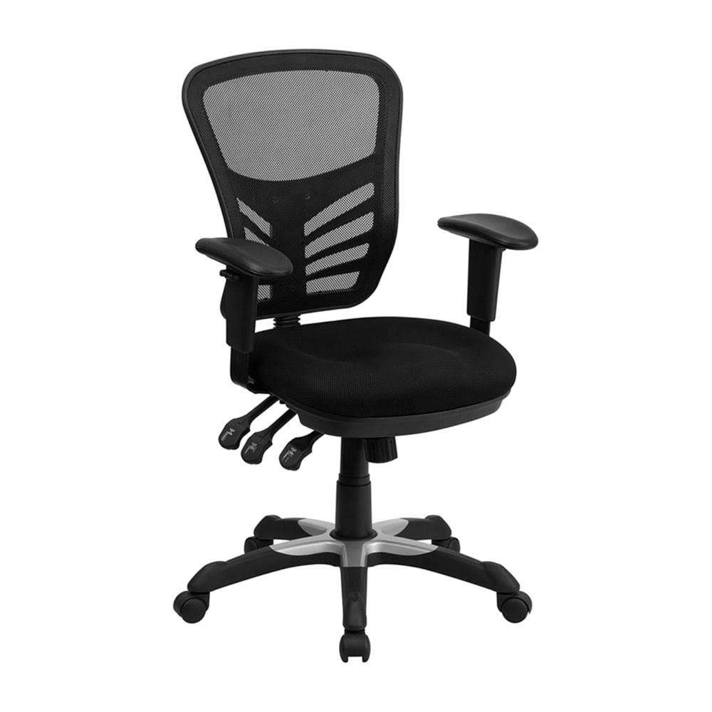 Black Mid-Back Mesh Desk Chair N290092