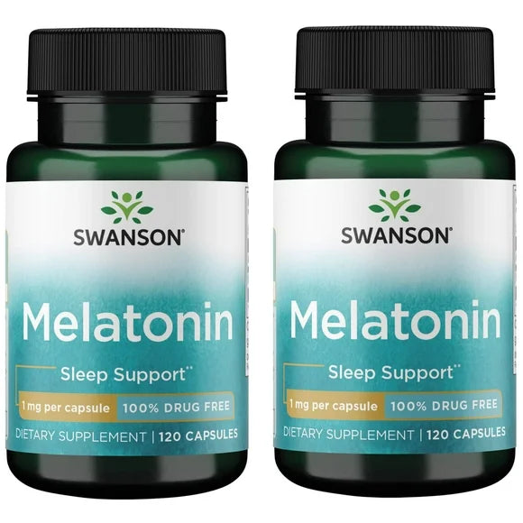 Melatonin 1mg 120 Capsules 2 Pack C32444