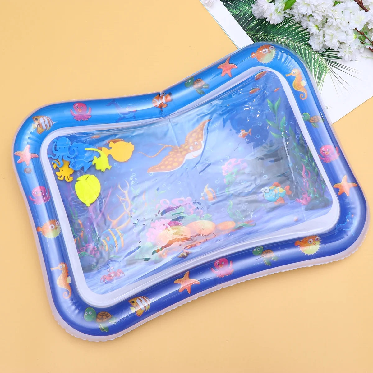 Inflatable Crawling Cushion Water Play Mat (Blue) W370165