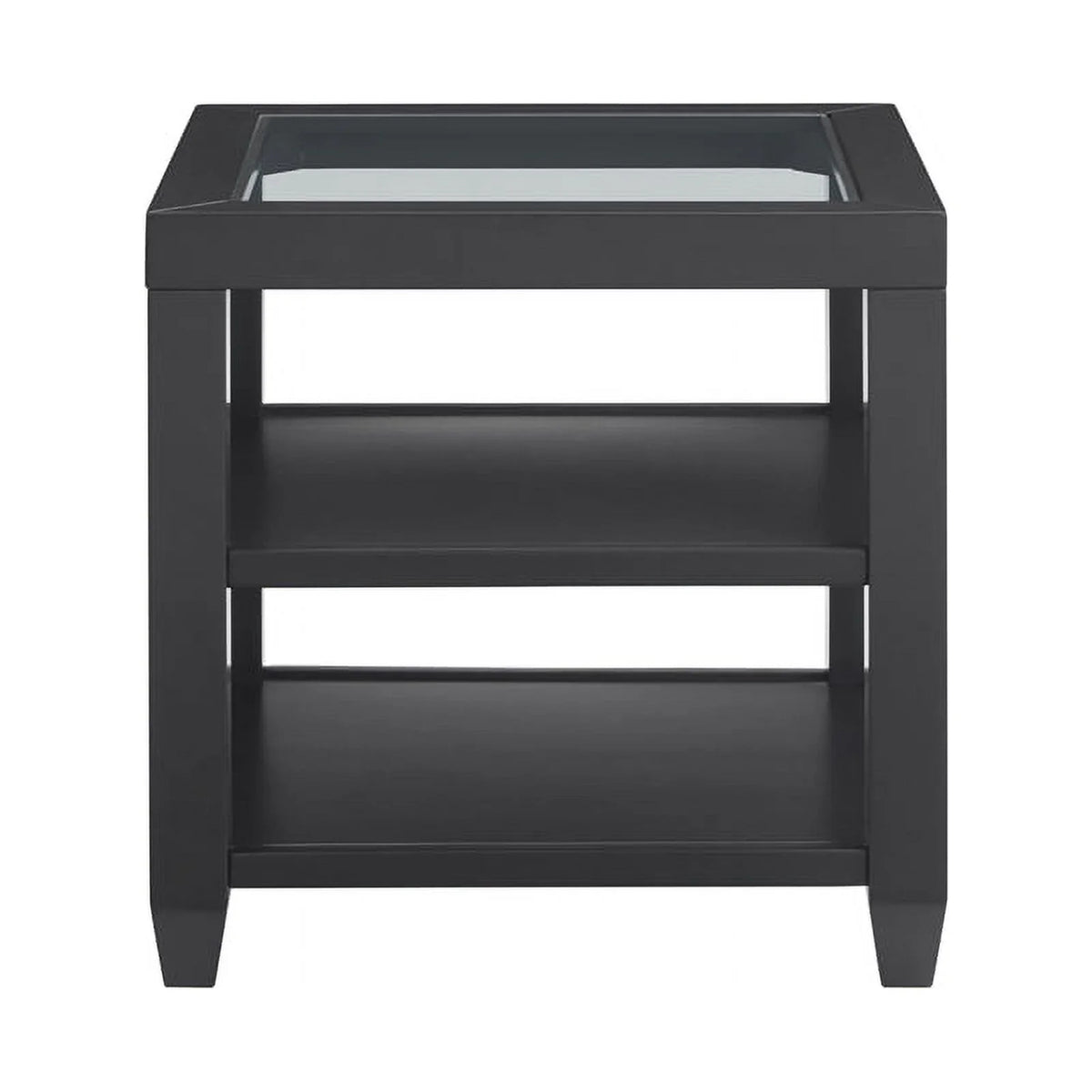 3 Piece Coffee Table and 2 End Tables in Black E89453