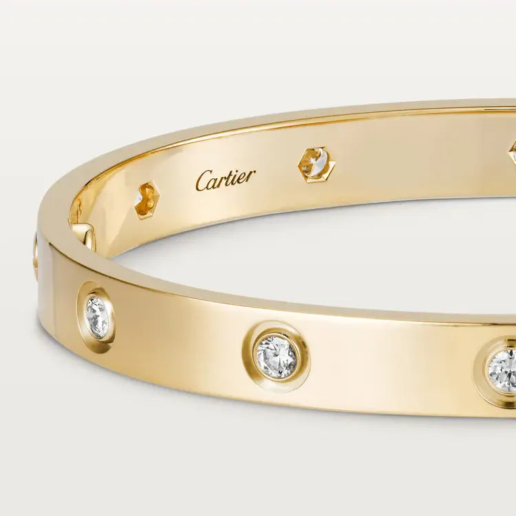 Bracelet with 10 Diamonds J137449
