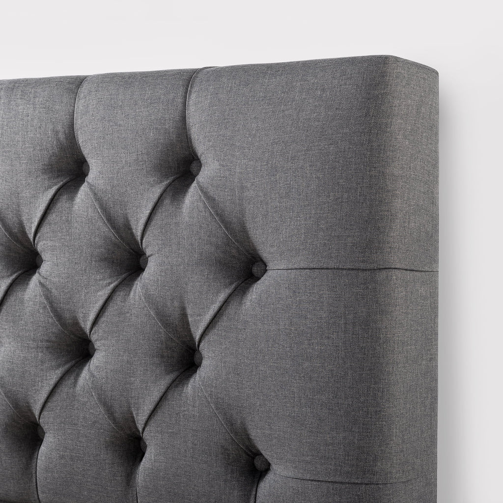Queen Upholstered Platform Bed Frame Y904